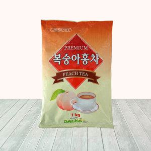 대호 복숭아홍차 1kg 자판기믹스 아이스티 차음료