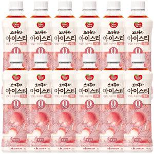 동원 보성홍차 아이스티 제로 복숭아 500ml x 12개 / 음료수 제로칼로리