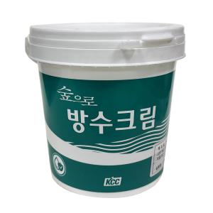 [KCC] 숲으로 방수크림 투명 1.2Kg 건축물 균열 수용성 방수