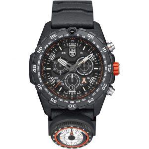 Luminox 베어 그릴스 서바이벌 XB.3741 남성 시계 45mm 블랙 날짜 밀리터리 크로노그래프 나침반 300m 방수