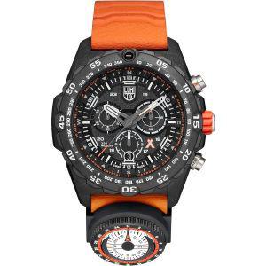 Luminox 베어 그릴스 서바이벌 XB.3749 남성 시계 45mm 오렌지 블랙 날짜 밀리터리 크로노그래프 나침반 30