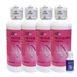 메디아렌즈 RGP 하드렌즈용액 150ml X 4개 + 메디 RGP 크리너 60ml