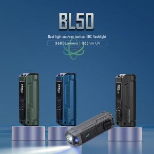 IMALENT BL50 EDC 손전등 3600 루멘 Cree XHP50 HI LED C타입 충전식 듀얼 광원 캠핑 및 작업 조명