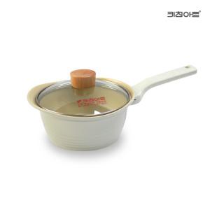 키친아트 베이직 IH 인덕션냄비 세라믹코팅 편수 냄비 18cm