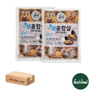 재호 [BOX] 국내산 냉동 생홍합살 [300gx20개] 비자숙