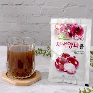 무안 자색 양파즙 자주색 적색 생양파즙 다이어트 효능 100ml 100포