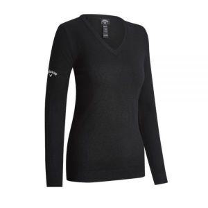 [캘러웨이]CALLAWAY 24FW V-NECK MERINO SWEATER (CGGF80L9-001) (여성 브이넥 메리노 스웨터) 119198158