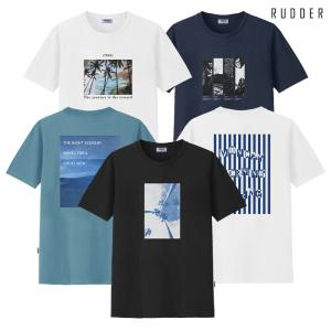 RUDDER 아트웍 반팔티 M~XXXXL 빅사이즈 반팔티셔츠