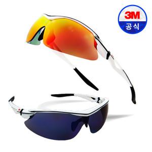 3M AP-300 스포츠고글 미러렌즈 선글라스 (레드/블루)