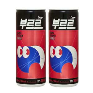 부르르 제로 콜라 250ml 30캔 2박스 음료수 탄산음료