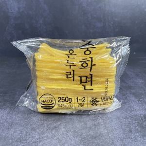 온누리 중화면250g(1~2인분)X6봉 잘뿔지 않는 짬뽕전문점용냉동숙면개별포장