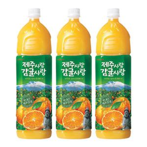 제주사랑감귤사랑 주스 1.5L/ 3개