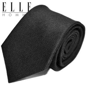 갤러리아 [ELLE HOMME] 엘르옴므 실크넥타이 - 펌킨 블랙 8cm