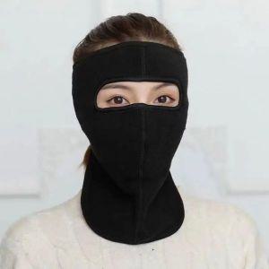 바이크 마스크 남성용 풀 페이스 커버 울 커버, 야외 통기성 겨울 유연하고 따뜻한 사이클링 헤드