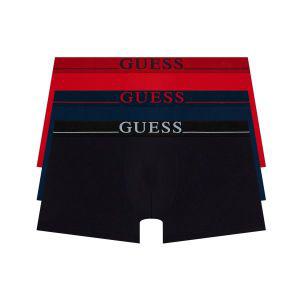 [매장정품] 게스 GUESS UNDERWEAR 빅로고 라이닝밴드 드로즈 3PACK BK/DNY/RD ODMDR394BDR 548694