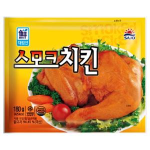 대림 훈제 스모크치킨 180g x 10팩 통닭다리 바베큐 캠핑 전자레인지