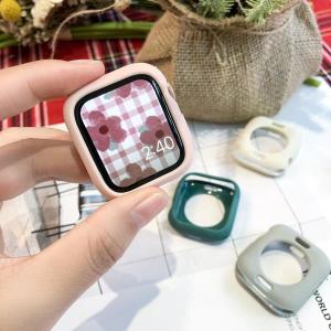 애플 워치용 캔디 실리콘 케이스, 울트라 46mm, 소프트 보호대 액세서리, iWatch 시리즈 10 9 8 Se 7