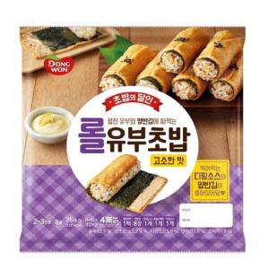 동원 롤유부초밥(고소) 254g 고소 유부초밥 간단식사