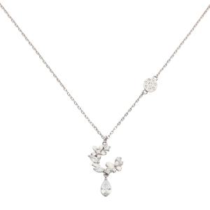 피렌티아노 flower drop necklace 천연 다이아몬드 목걸이 + 귀걸이 셋트