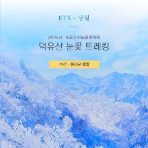 [부산/울산/동대구 출발] KTX  덕유산 향적봉 곤돌라 트레킹 품격 패키지 당일 기차여행