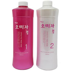 본코스메틱 허브 오미자펌 1000ml/파마약/펌제