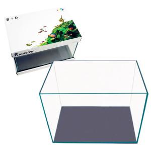 레인보우 사각어항 베이직 35x23x25 5mm 수족관 유리