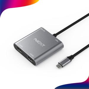 넥스트 NEXT-2251TCH USB C타입 HDMI UHD 4K 젠더 모니터잭 넷플릭스 디스플레이아답터 변환컨넥터