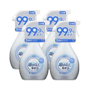 페브리즈 항균플러스 깨끗한향 370ml 4개