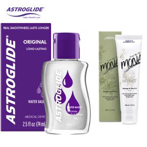 NEW 아스트로글라이드 오리지널 74ml+모나젤100ml 수용성 지속력 촉촉한 마사지젤