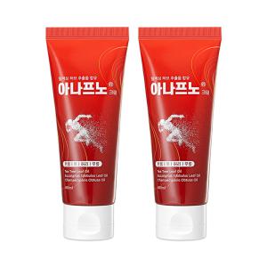 [아나프노] 관절 근육 통증 스포츠 온열 찜질 마사지 크림 100ml 2개