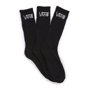 [반스](김해점) 남여공용 기본 로고 양말 3개세트 VANS CLASSIC CREW SOCKS 블랙 /...