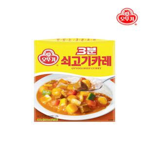 오뚜기 3분 쇠고기카레 200g x 24개~