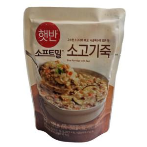 CJ제일제당 햇반 소프트밀 소고기죽 420g