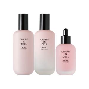 참존 참인셀 리추얼 3종세트 소프너 110ml 1개 + 에멀젼 110ml 1개 + 앰플50ml 1개