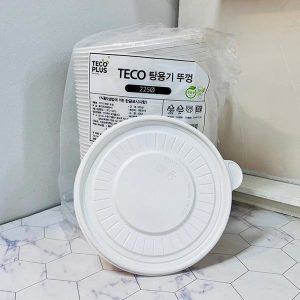 (무료택배+한국산) TECO 탕용기 뚜껑 50p/TECO 탕용기 뚜껑 5