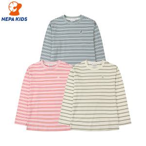 NEPA KIDS 네파키즈 스트라이프 롱 티셔츠 KJC5312