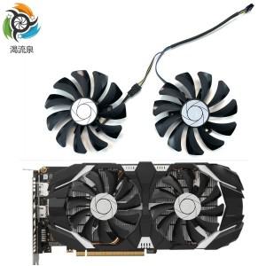 MSI GTX 1060 OC 6G 960 P106-100 GTX1060 그래픽 카드 팬용 GPU 쿨러 팬, 85mm HA9010H12F-Z 4 핀, 세트당