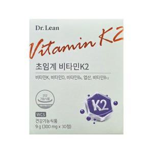 닥터린 초임계 비타민K2 300mg 30정 1박스 CZ