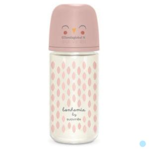 스와비넥스 아기 베이비 유리젖병 패더 핑크 240ml