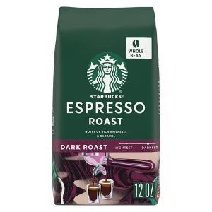 100% 미국정품 커피, 차 Starbucks 원두 커피 다크 로스트 에스프레소 100 아라비카 1백355ml12온스-313