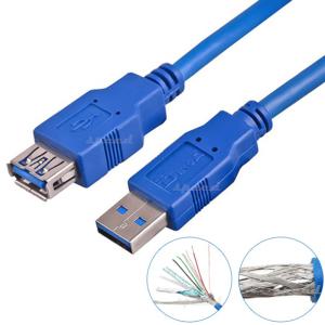 순도 무산소 구리선 5Gbps 초고속 전송 USB 3.0 연장케이블 연장선 USB케이블 1.5M