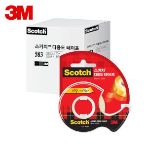 3M 스카치 583D 다용도 테이프 18mm x 30m (12개입)