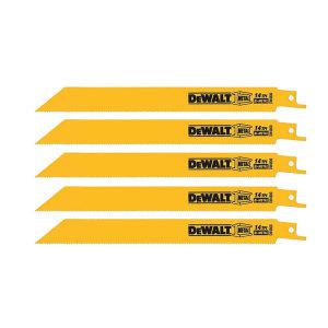 디월트 DW4809 8inch 컷쏘날 철재용 5pcs 14TPI 203mm