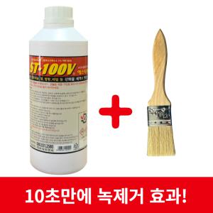 ST100v 1000ml 욕조 물때 찌든때 금속 녹제거제 유리백화제거제 휠크리너