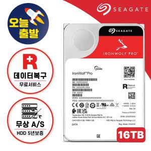 씨게이트 아이언울프 프로 NAS HDD 16TB ST16000NT001 나스 하드디스크