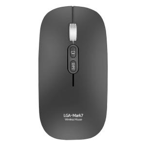 FOR LG LGA-MARK7 블랙 충전식 저소음 무선마우스 C타입 USB 젠더(리시버) 2개