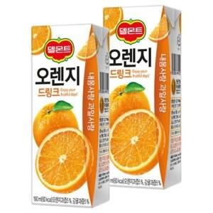 [페어온] 델몬트 오렌지 드링크 190ml 32팩 안전포장