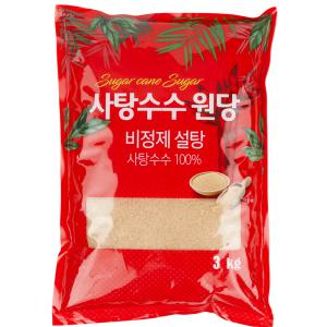 [상상이상]비정제원당 3kg*4봉 비정제설탕 사탕수수원당(슈가푸드)