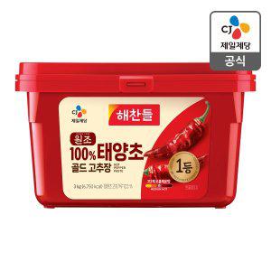 [CJ제일제당][본사배송] 해찬들 원조 태양초고추장 3kg