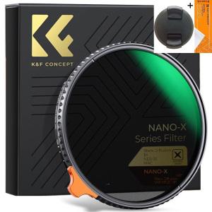 KnF 67mm NANO-X 블랙미스트 1/4+ND2-ND32 2in1 필터 /렌즈크리너융 /캡포함 /8K AGC Glass _Black Mist +ND2-32 Filter